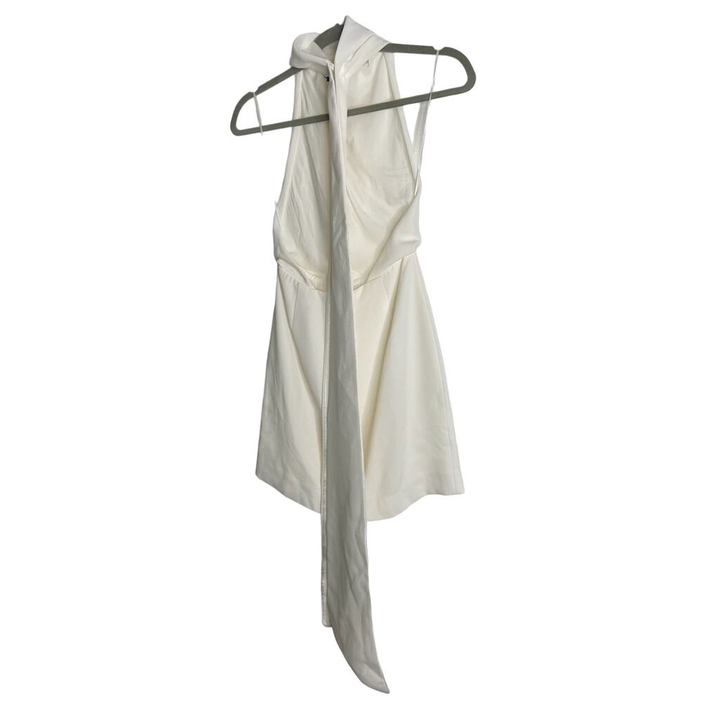 Sau Lee Patsy Mini Dress Backless Crepe Halter Ti… - image 8